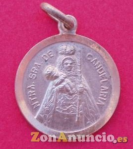 MEDALLA VIRGEN DE LA CANDELARIA EN ORO Y EN PLATA.